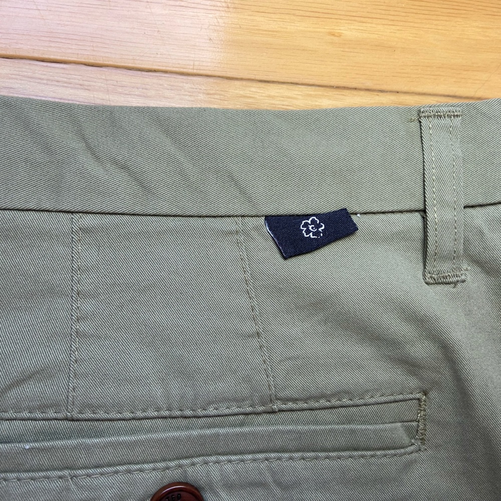 Ted Baker London Ashfrd Chino Shorts Sz 36 Pale Green Preppy Golf - Picture 9 of 9